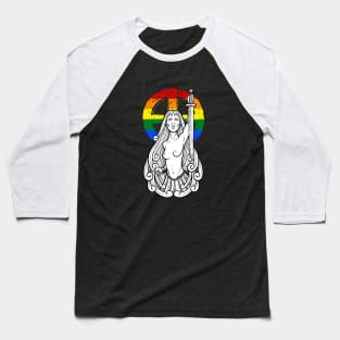 Lesbian pride lady of the lake gay lgbt Baseball T-Shirt